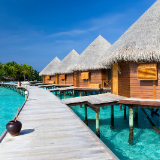 Maldives over water bungalow
